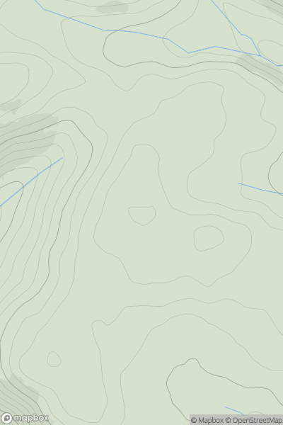 Thumbnail image for Gamallt [South-West Wales] showing contour plot for surrounding peak
